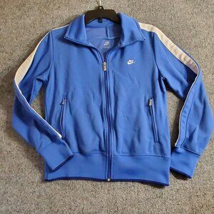 NIKE Retro N98 Track Jacket Blue White Stripe 370397 Womens Size L  National 98